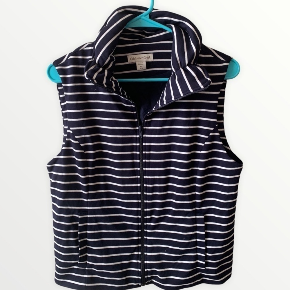 Coldwater Creek Striped Vest